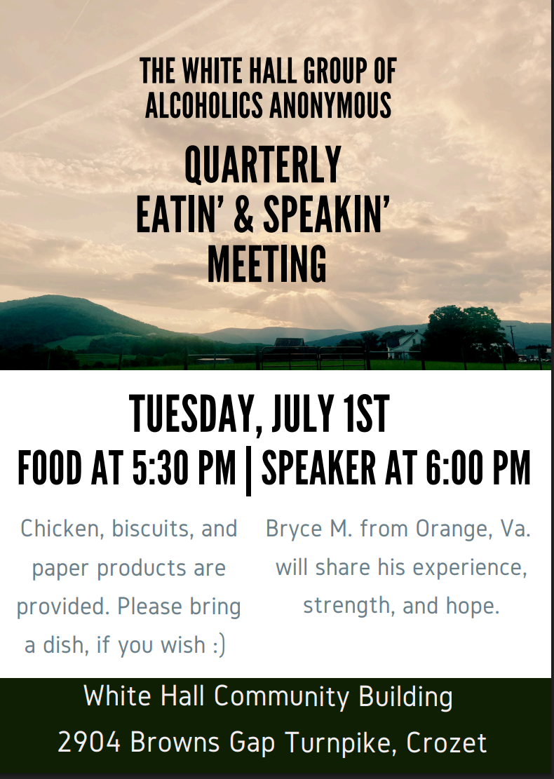 White Hall Potluck 7-1-25