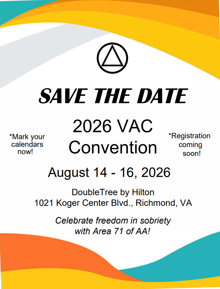 VAC 2026 Convention 8-14 to16