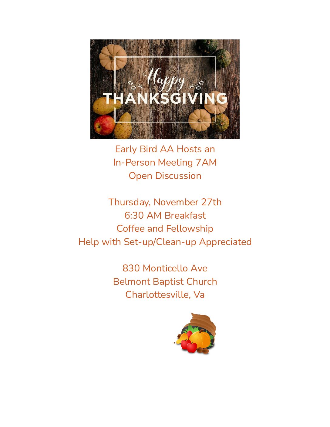 Thanksgiving-FLyer-Belmont-Baptist-Church